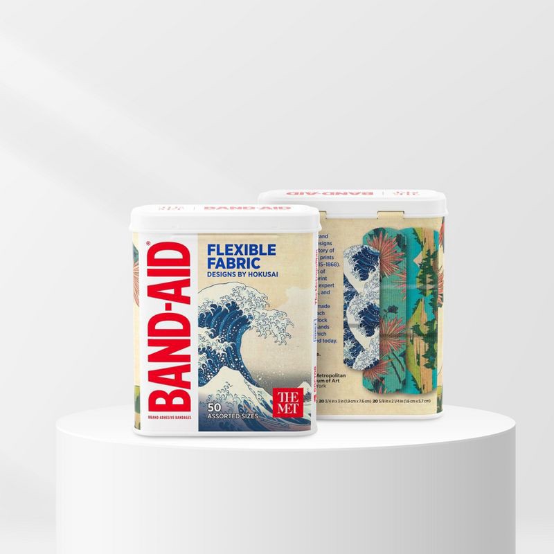slide 10 of 11, Band-Aid Adhesive Assorted Designer Bandages - 50ct, 50 ct