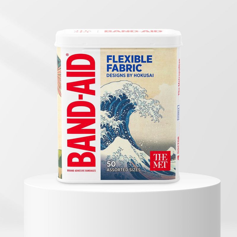 slide 11 of 11, Band-Aid Adhesive Assorted Designer Bandages - 50ct, 50 ct