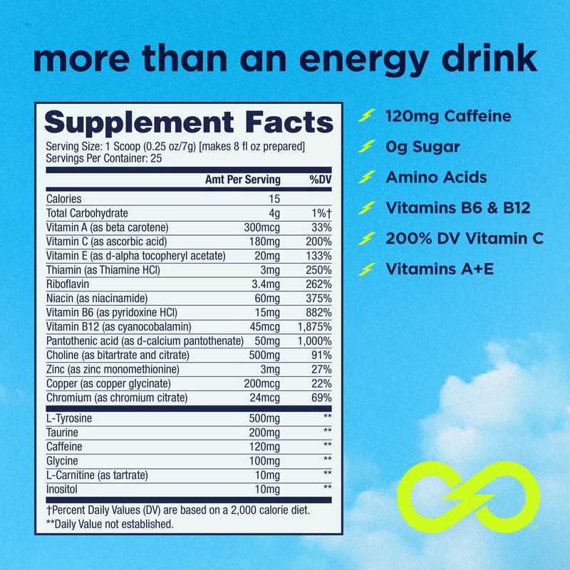 slide 5 of 8, Spark Energy + Focus Drink Mixes Canister - Mandarin Orange - 6.2oz/25 Servings, 6.2 oz, 25 servings