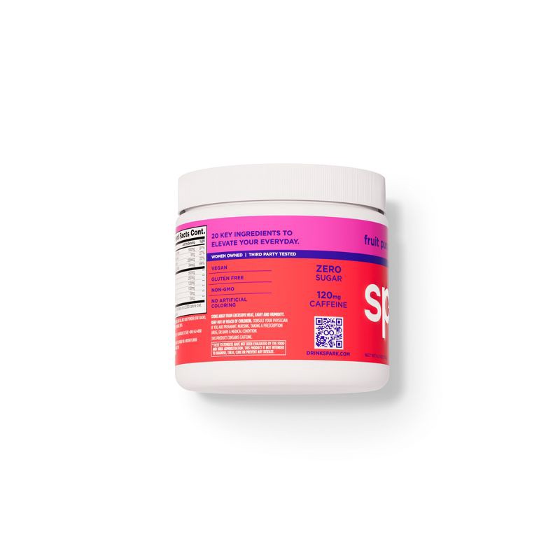 slide 2 of 6, Spark Energy + Focus Drink Mixes Canister - Fruit Punch - 25 Servings, 25 servings