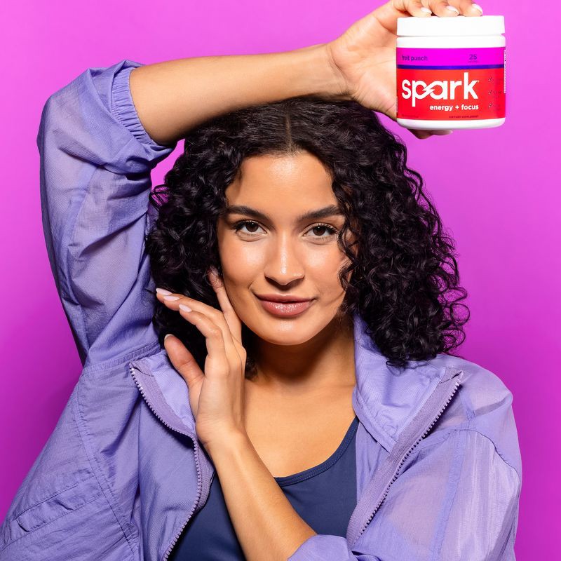 slide 6 of 6, Spark Energy + Focus Drink Mixes Canister - Fruit Punch - 25 Servings, 25 servings