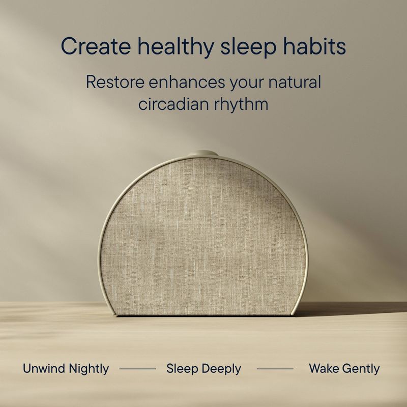 slide 8 of 9, Hatch Restore 3 Sunrise Alarm Clock Sound Machine Smart Light - Putty, 1 ct