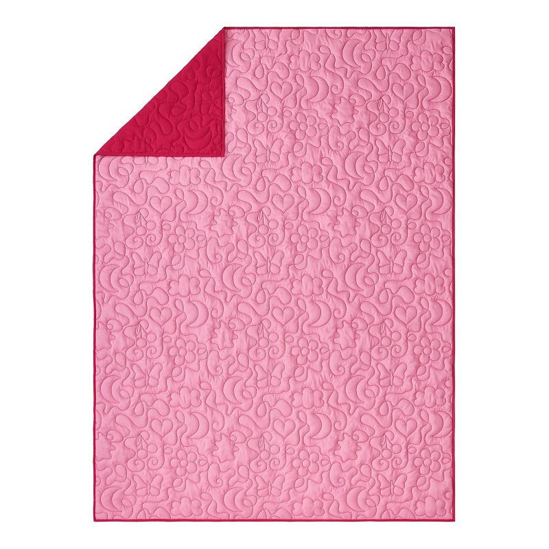 slide 4 of 6, Makers Collective Prism Twin Pink Icon Quilted Comforter, 1 ct