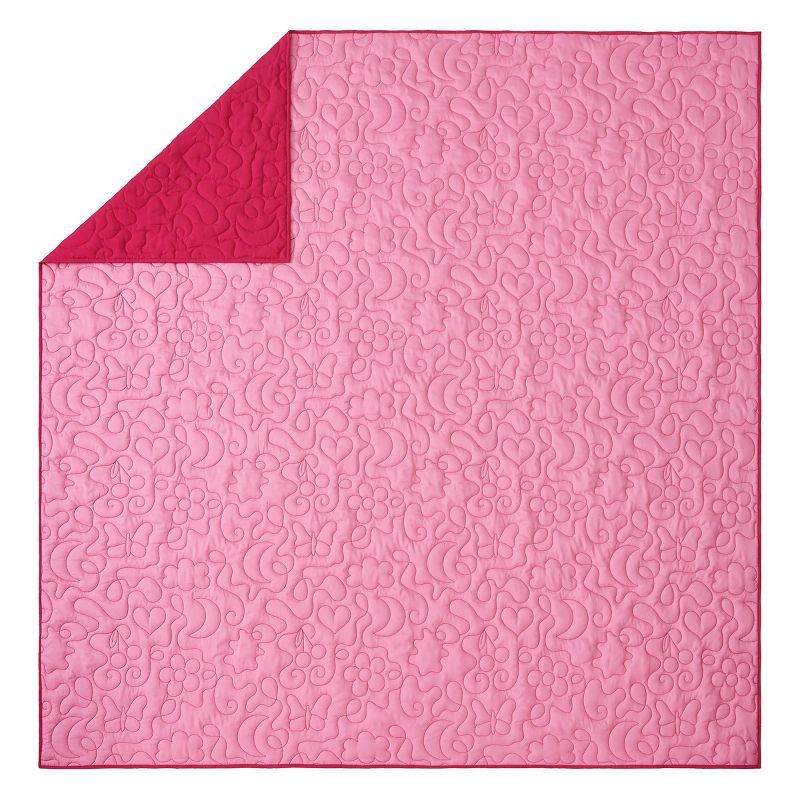 slide 4 of 6, Makers Collective Prism Full/Queen Pink Icon Quilted Comforter, 1 ct