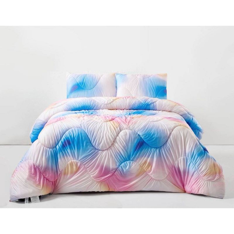 slide 1 of 6, QCNCD Prism Full/Queen Gradient Puff Comforter, 1 ct