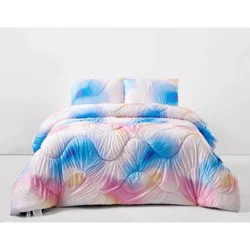 QCNCD Prism Full/Queen Gradient Puff Comforter
