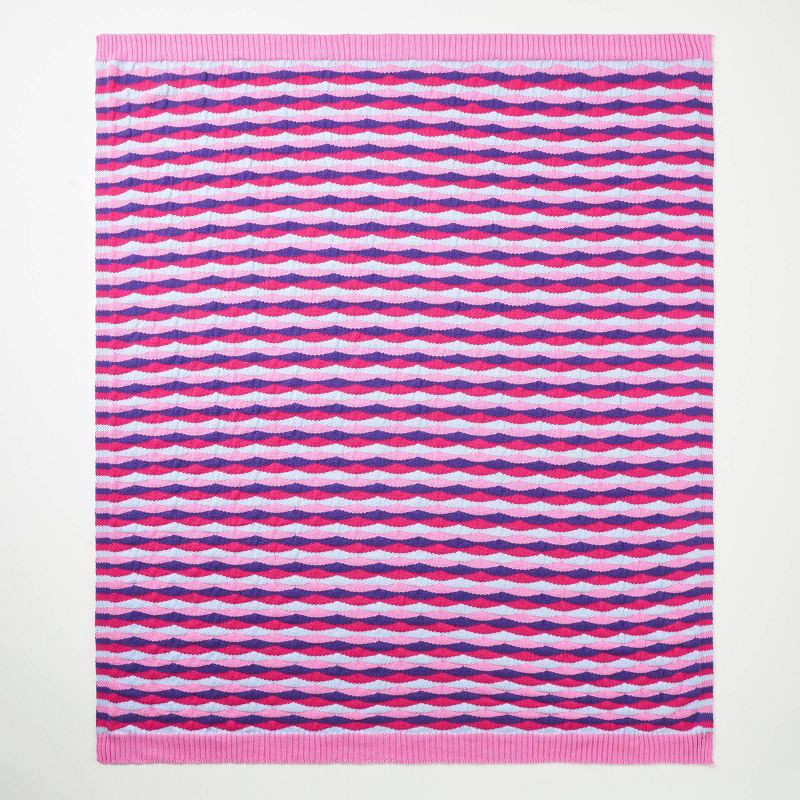 slide 2 of 5, Cozy Bliss Prism Shell Knit Throw, 1 ct