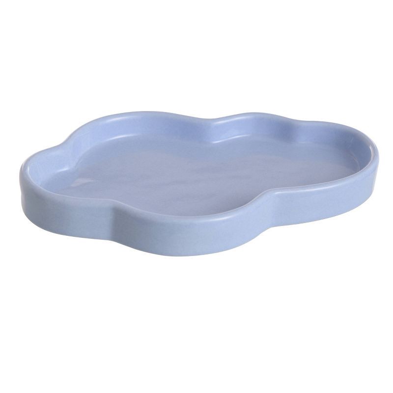 slide 2 of 4, StyleCraft Prism Cloud Ceramic Catchall Tray, 1 ct