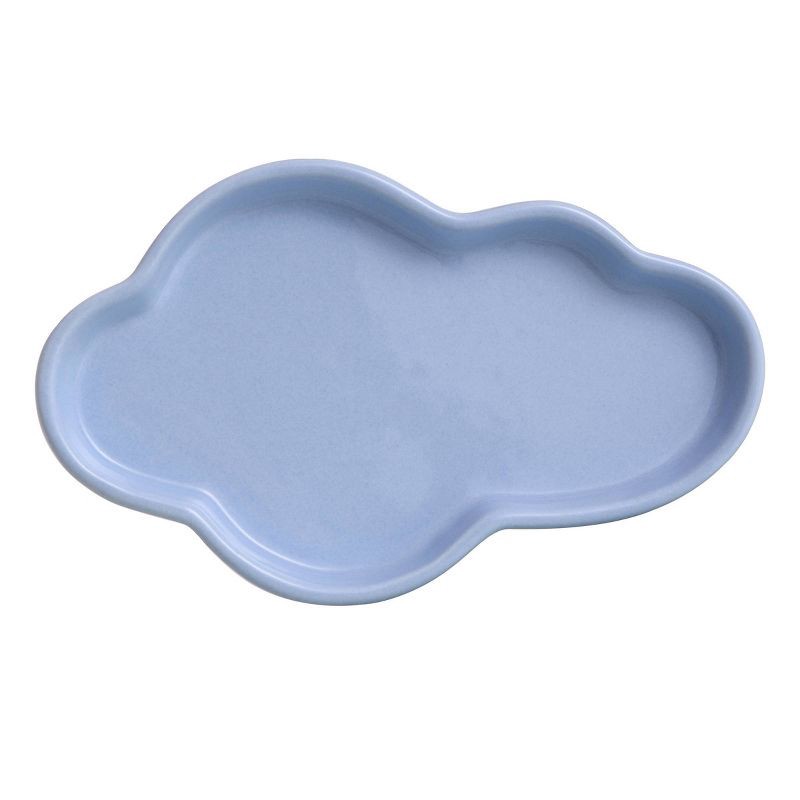 slide 1 of 4, StyleCraft Prism Cloud Ceramic Catchall Tray, 1 ct