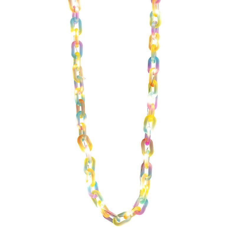 slide 1 of 3, West & Arrow Prism Acrylic Chain Multi Color String Lights, 1 ct