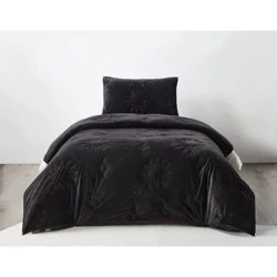 QCNCD Celestial Garden Twin Velvet Embroidery Comforter