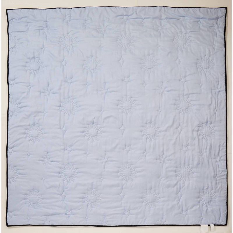 slide 3 of 6, QCNCD Celestial Garden Full/Queen Velvet Embroidery Comforter, 1 ct