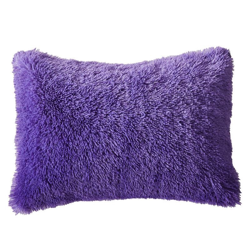 slide 3 of 3, Mingled Threads Celestial Garden Twin Faux Fur Comforter, 1 ct