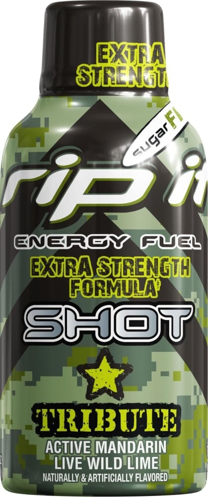 slide 1 of 1, Rip It Energy Tribute Mandarin Lime Extra Strength Energy Drink Shot, 2 fl oz