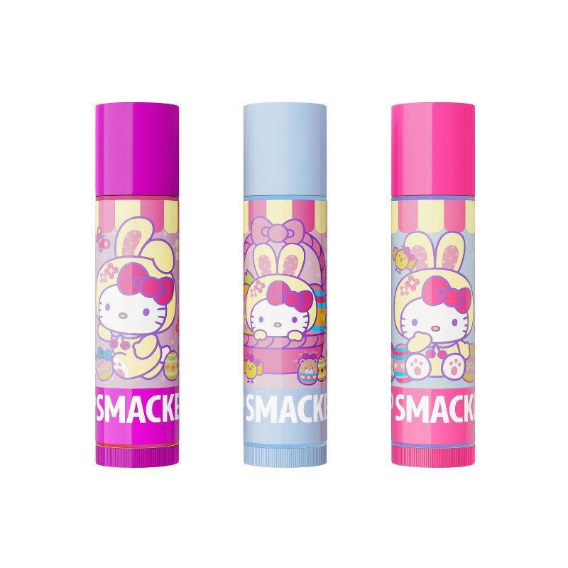slide 2 of 3, Lip Smacker Easter Egg Lip Balm - 3pc - Hello Kitty, 