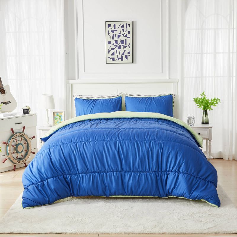 slide 2 of 5, Mingled Threads Sportopia Full/Queen Ruched Paracord Comforter, 1 ct