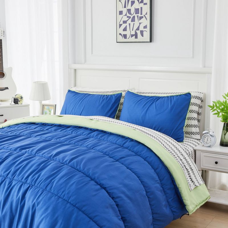 slide 3 of 5, Mingled Threads Sportopia Full/Queen Ruched Paracord Comforter, 1 ct