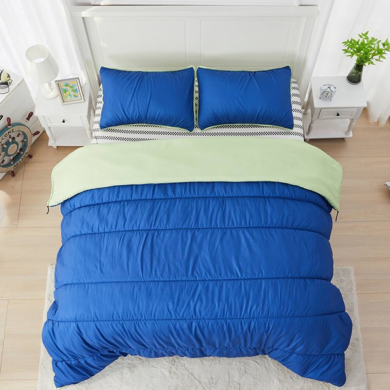 slide 1 of 5, Mingled Threads Sportopia Full/Queen Ruched Paracord Comforter, 1 ct