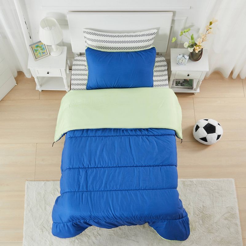 slide 1 of 4, Mingled Threads Sportopia Twin Ruched Paracord Comforter, 1 ct