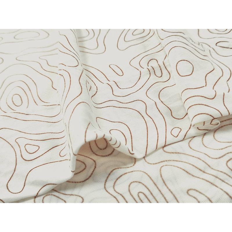 slide 3 of 4, Mingled Threads Seek Twin Topography Jersey Sheet Set, 1 ct