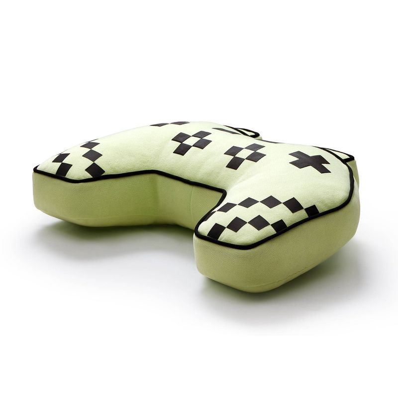 slide 2 of 3, Makers Collective Sportopia Controller Shaped Medium Density Decorative Pillow, 1 ct