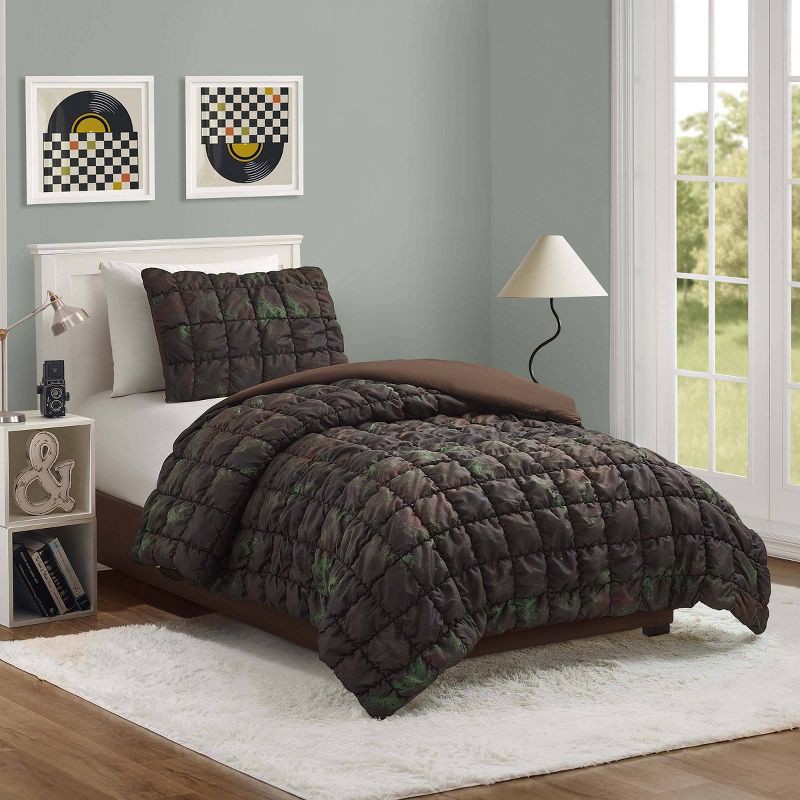 slide 3 of 6, Makers Collective Seek Twin Puffer Square Comforter, 1 ct