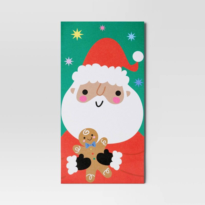 slide 1 of 3, Christmas Treat Sack Santa Friend - Wondershop™, 1 ct