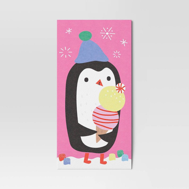 slide 1 of 3, Christmas Treat Sack Penguin Cone - Wondershop™, 1 ct