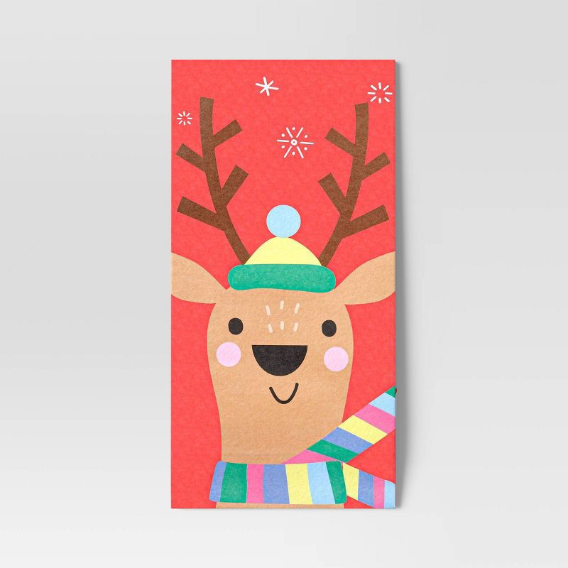 slide 1 of 3, Christmas Treat Sack Reindeer - Wondershop™, 1 ct