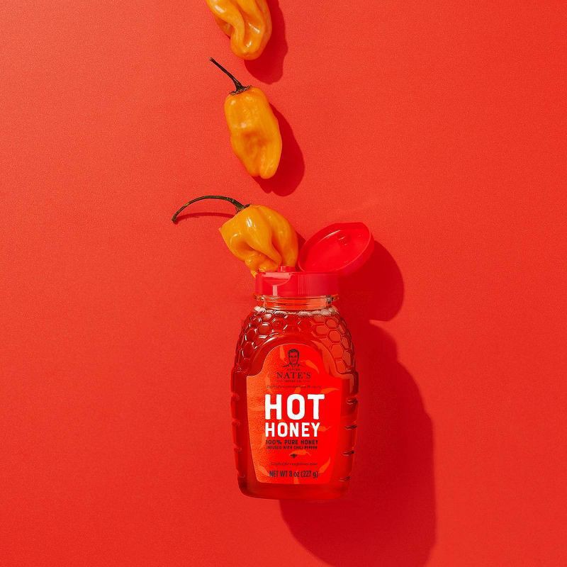 slide 2 of 6, Nature Nate's Hot Honey with Chili Pepper - 8oz, 8 oz
