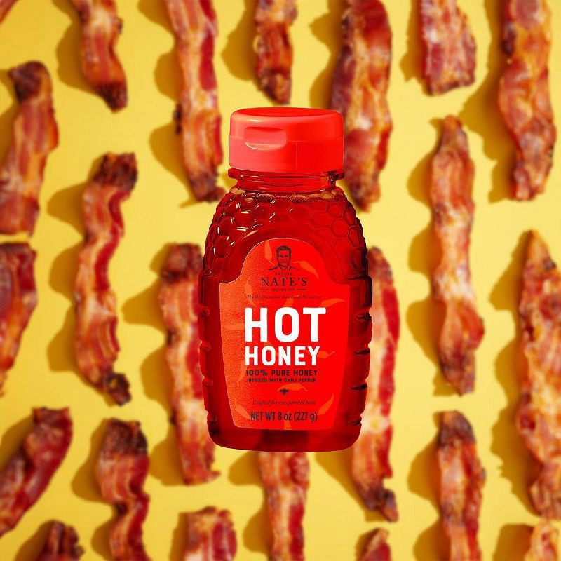 slide 4 of 6, Nature Nate's Hot Honey with Chili Pepper - 8oz, 8 oz