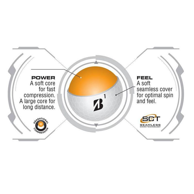 slide 2 of 4, Bridgestone Golf E6 Soft Golf Balls, 1 ct