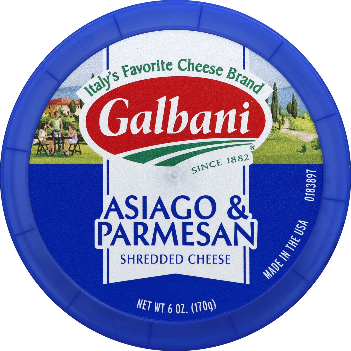 slide 5 of 6, Galbani Parmesan & Asiago Shredded Cheese 6 oz, 6 oz
