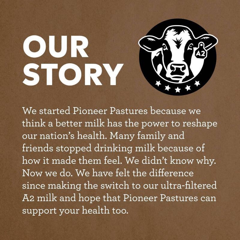 slide 8 of 9, Pioneer Pastures Lactose Free A2 Chocolate 2% Reduced Fat Milk - 59 fl oz, 59 fl oz
