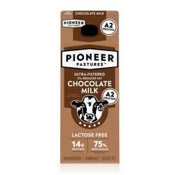 Pioneer Pastures Lactose Free A2 Chocolate 2% Reduced Fat Milk - 59 fl oz