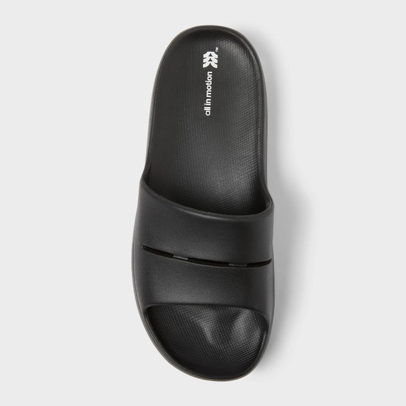 slide 3 of 4, Men's Archie Recovery Slide - All In Motion™ Black 8, 1 ct