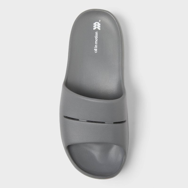 slide 3 of 4, Men's Archie Recovery Slide - All In Motion™ Gray 10, 1 ct