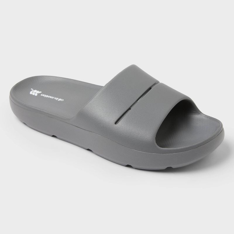 slide 1 of 4, Men's Archie Recovery Slide - All In Motion™ Gray 13, 1 ct