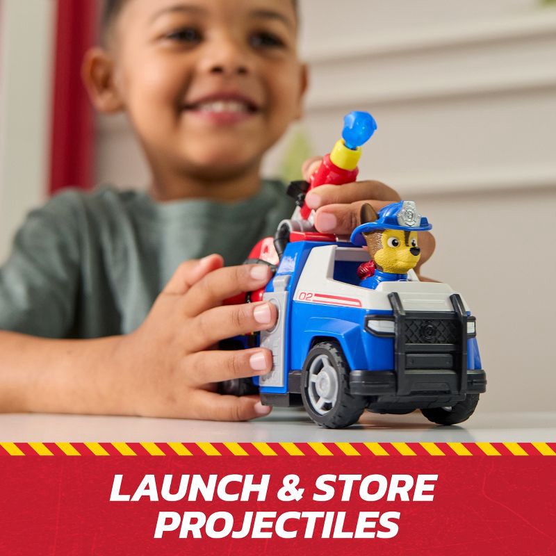 slide 5 of 8, PAW Patrol Fire Rescue Large Vehicle Toy Vehicle - Chase, 1 ct