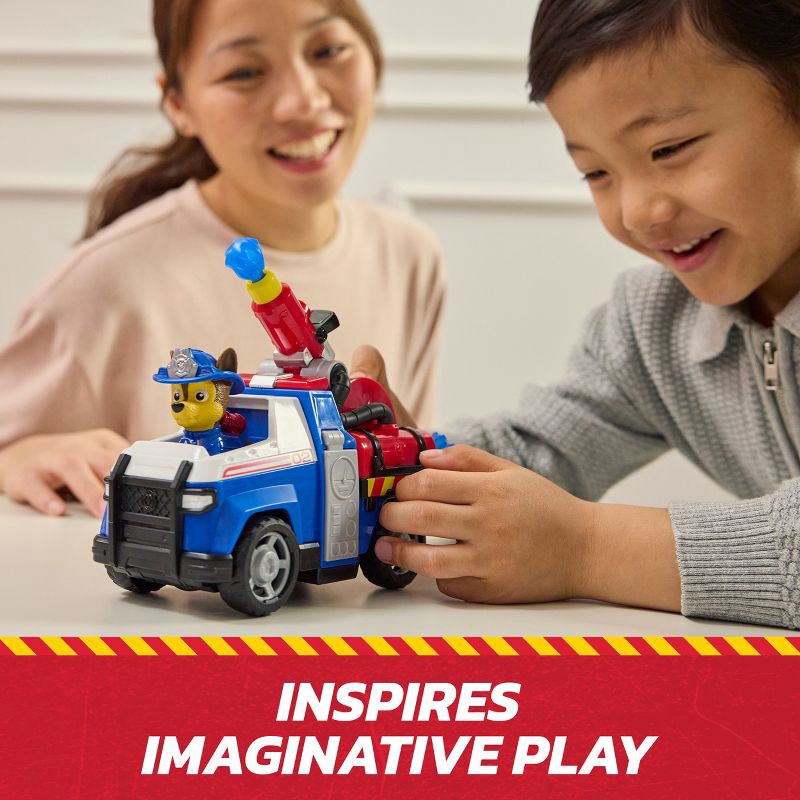 slide 6 of 8, PAW Patrol Fire Rescue Large Vehicle Toy Vehicle - Chase, 1 ct