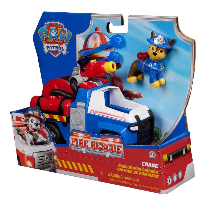 slide 8 of 8, PAW Patrol Fire Rescue Large Vehicle Toy Vehicle - Chase, 1 ct