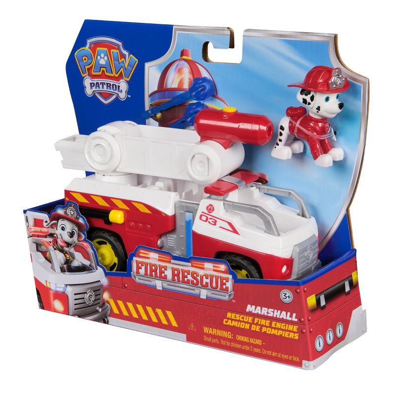 slide 8 of 9, PAW Patrol Fire Rescue: Marshall's Rescue Fire Engine with Figure, Launcher & Accessories, 1 ct