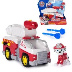 PAW Patrol Fire Rescue: Marshall's Rescue Fire Engine with Figure, Launcher & Accessories
