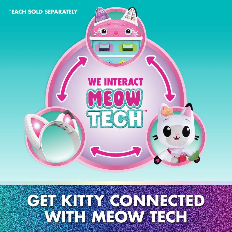 slide 4 of 6, Gabby's Dollhouse: The Movie, Meow-Mazing Interactive Ears Headband, 3 Play-Modes, Lights & Sounds, 1 ct