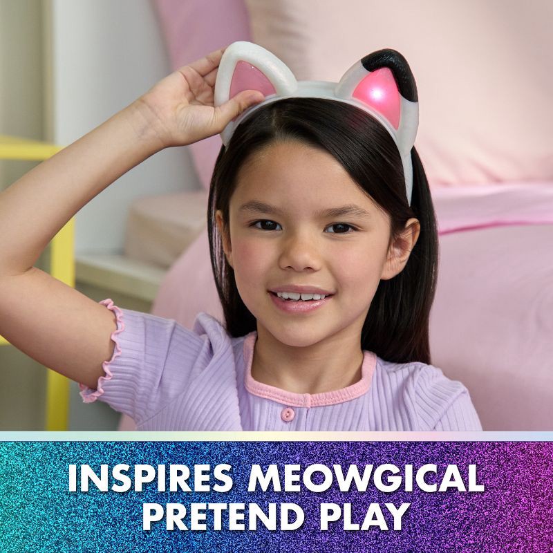 slide 5 of 6, Gabby's Dollhouse: The Movie, Meow-Mazing Interactive Ears Headband, 3 Play-Modes, Lights & Sounds, 1 ct
