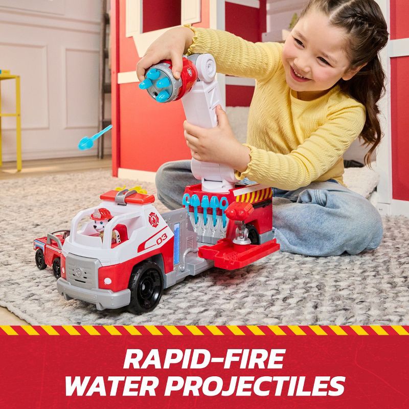 slide 3 of 8, PAW Patrol Fire Rescue Deluxe FireTruck Toy Vehicle, 1 ct