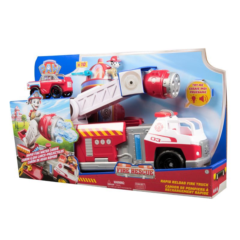 slide 8 of 8, PAW Patrol Fire Rescue Deluxe FireTruck Toy Vehicle, 1 ct