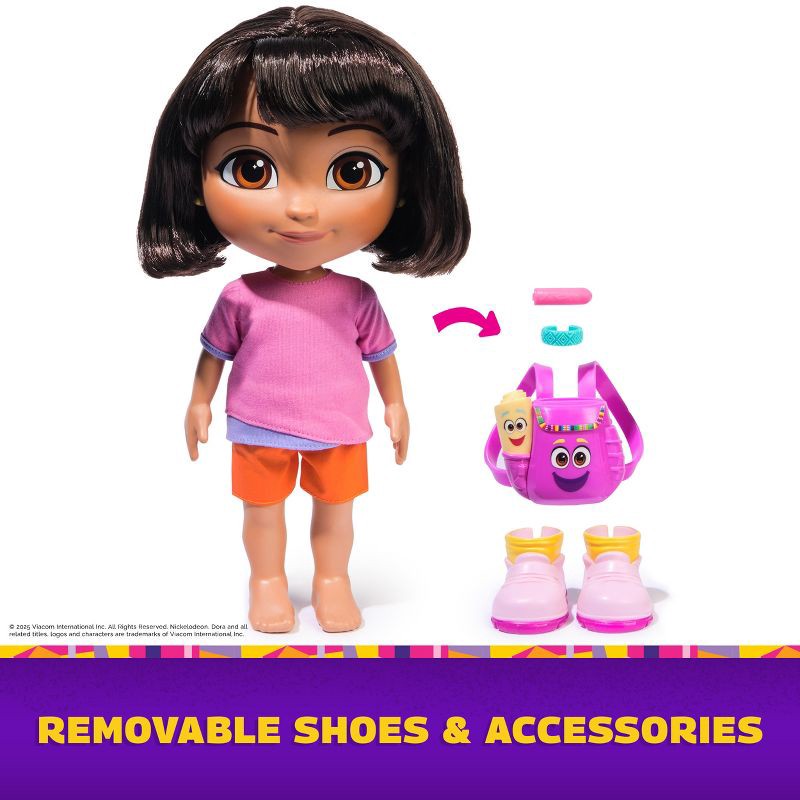 slide 8 of 10, Dora the Explorer Sing & Explore Dora Fashion Doll(English), 1 ct