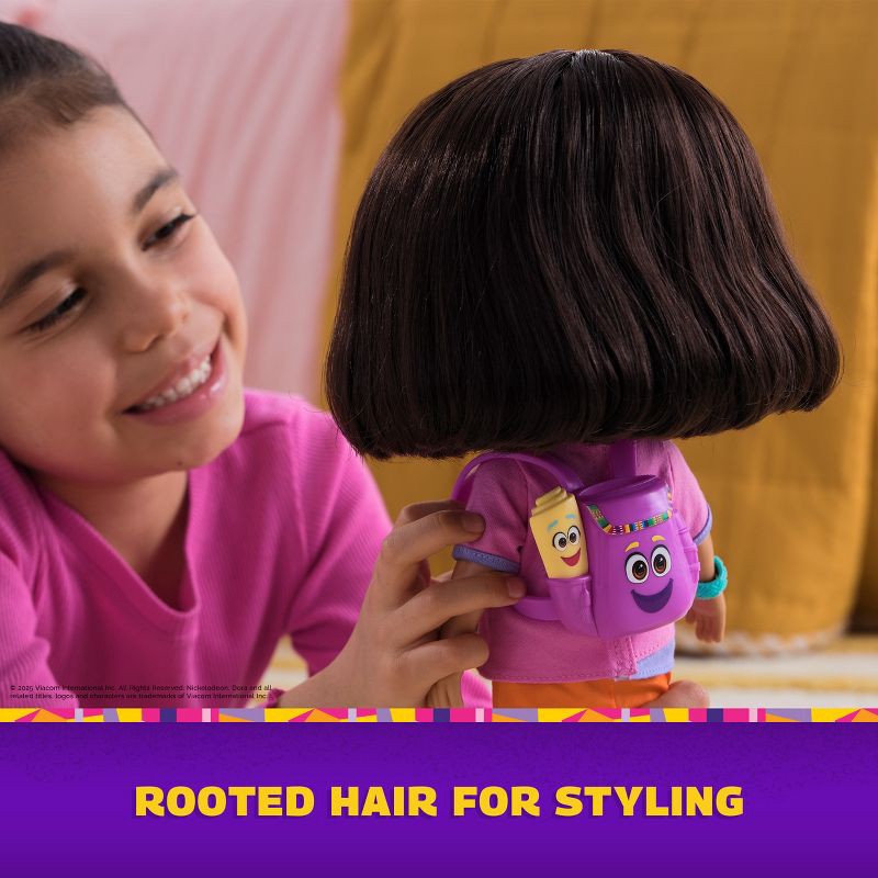 slide 9 of 10, Dora the Explorer Sing & Explore Dora Fashion Doll(English), 1 ct