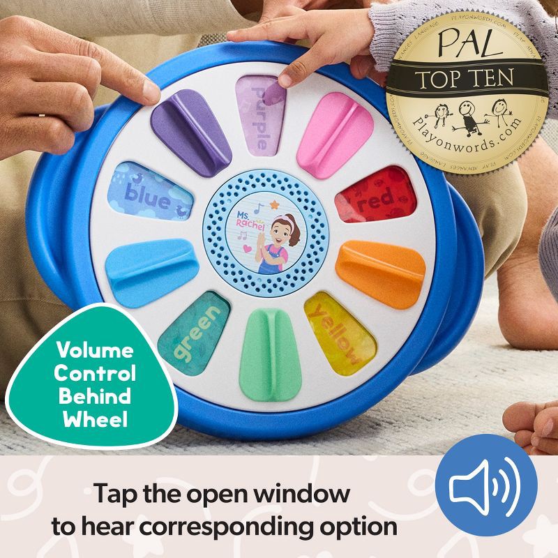 slide 3 of 11, Ms. Rachel Spin Along Learning Wheel, 1 ct